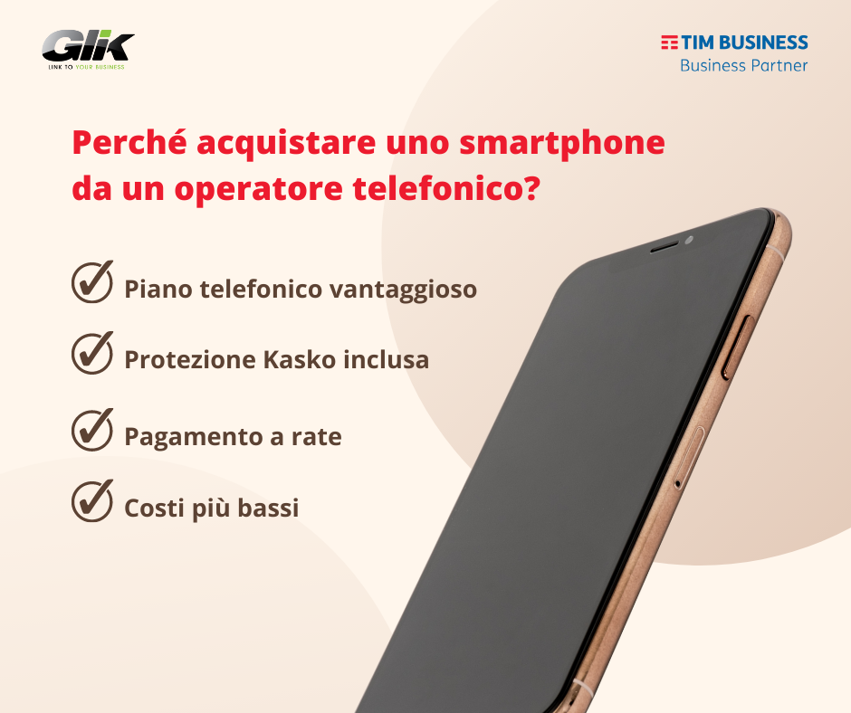 smartphone con gestore telefonico