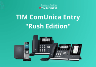 TIM ComUnica Entry "Rush Edition": centralino in cloud con collegamento in fibra