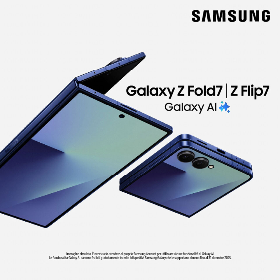 Nuovi Galaxy Z Fold7 e Z Flip7